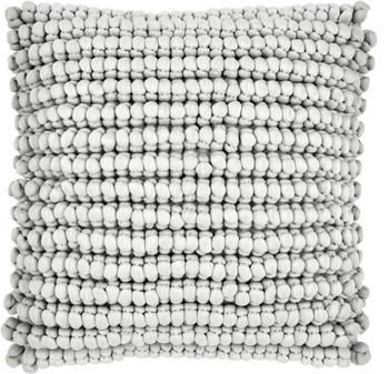 Housse de coussin 45x45 gris clair Iona