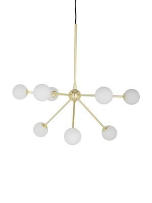 Lampada a sospensione dorata Space