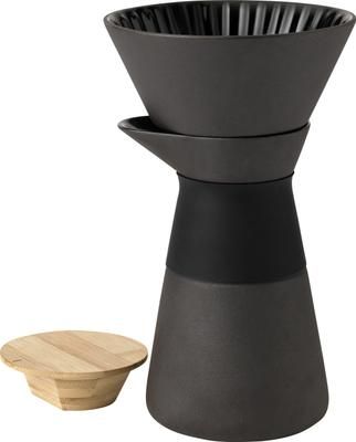 Cafetière Theo in mat zwart