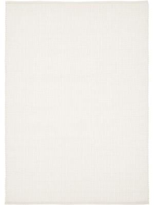 Handgewebter Wollteppich Amaro in Creme