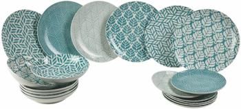 Geschirrset Bali Leaf, 6 Personen (18-tlg.)