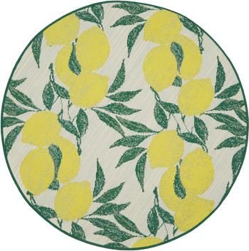 Tapis extérieur rond Limonia