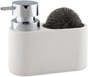 Zeepdispenser Strepa met spons, 2-delig