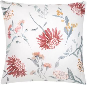 Taie d'oreiller 65x65 réversible en satin de coton Evie, 2 pièces