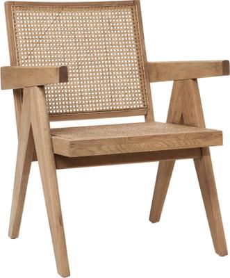 Fauteuil lounge en cannage Sissi