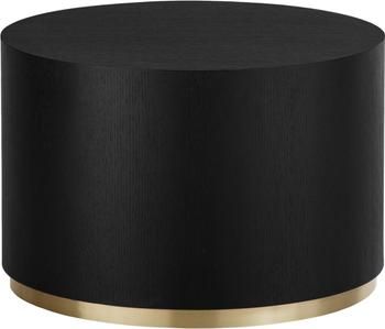 Runder Couchtisch Clarice in Schwarz