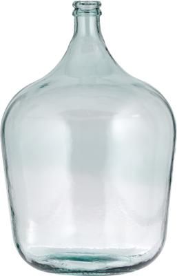Bodenvase Beluga aus recyceltem Glas