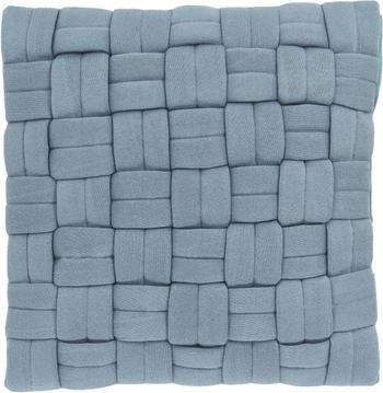 Housse de coussin 40x40 bleu Norman