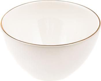 Handgemachte Schälchen Allure mit goldfarbenem Rand, 6 Stück