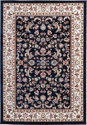 Tapis oriental bleu foncé Isfahan