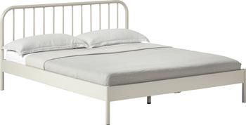Lit en métal beige Sanna