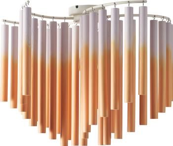 Plafonnier design orange/rose Coralie