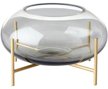 Bougeoir en verre sur pieds Hurricane