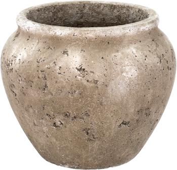 Plantenpot Loev van cement met antieke afwerking