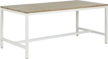 Table avec plateau en bois massif Raw