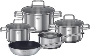 RVS steelpannen Moments, set van 5