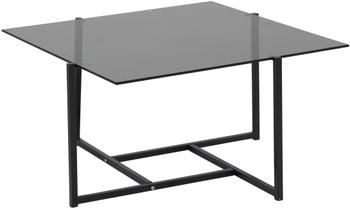 Metall-Couchtisch Hybrid mit Glasplatte