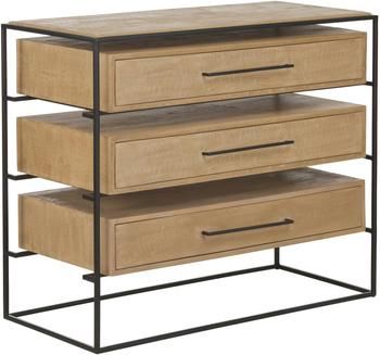 Cómoda de madera maciza de mango Lyle