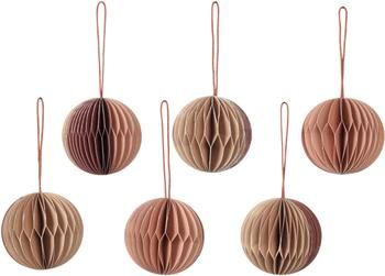 Kerstboomhangers Ball Ø 5 cm, 6 stuks