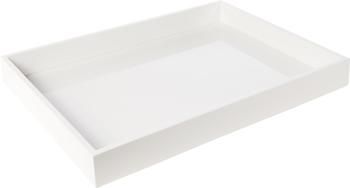 Plateau blanc brillant Hayley