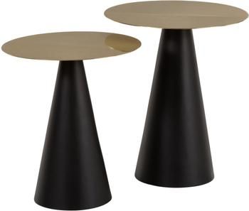 Table d'appoint en métal Zelda, 2 élém.