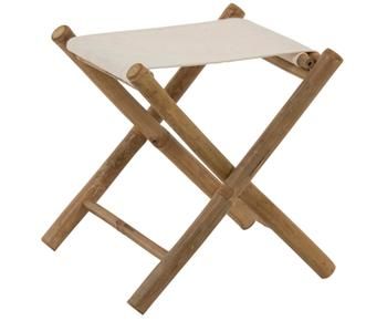 Taburete plegable de bambú para jardín Bindi