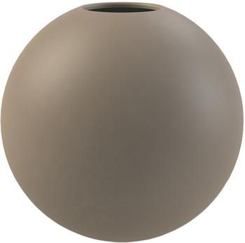 Petit vase boule fait main, brun Ball