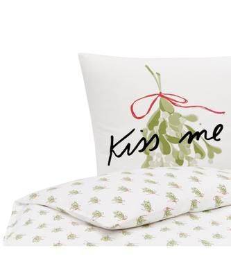 Dizajnová flanelová posteľná bielizeň od Kery Till Kiss Me