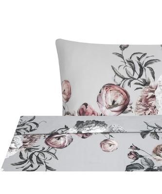 Drap plat en satin de coton Blossom