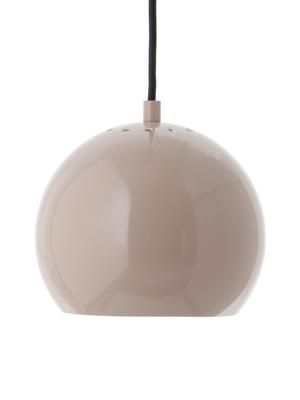 Kleine Kugel-Pendelleuchte Ball in Beige