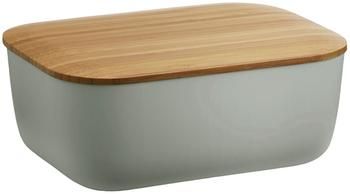 Butterdose Box-It in Grau mit Bambusdeckel