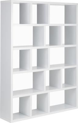 Libreria grande in legno bianco Portlyn