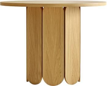 Tavolo rotondo con finitura di quercia Soft, Ø98 cm