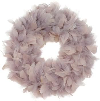 Decoratieve verenkrans Rosé Ø 29 cm