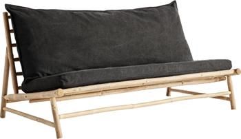 Canapé lounge en bambou avec matelas rembourré Bamslow