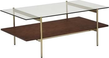 Couchtisch Valentina mit Glasplatte