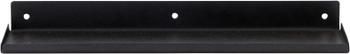 Scaffale da parete in metallo nero Ledge