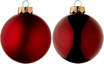 Kerstballenset Evergreen Ø 8 cm, 6-delig