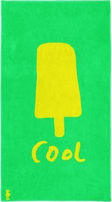 Strandtuch Popsicle mit Eismotiv und Aufschrift