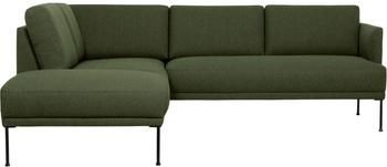 Sofa narożna z metalowymi nogami Fluente
