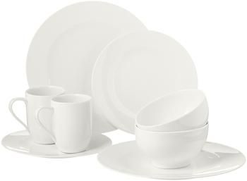 Geschirr-Set For Me aus Porzellan, 4 Personen (16-tlg.)