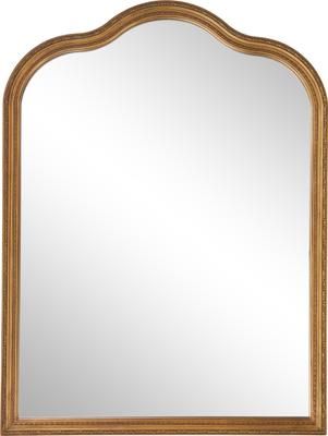 Specchio barocco da parete con cornice in legno dorato Muriel