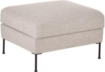 Poggiapiedi contenitore da divano beige Cucita