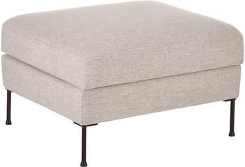 Poggiapiedi contenitore da divano beige Cucita