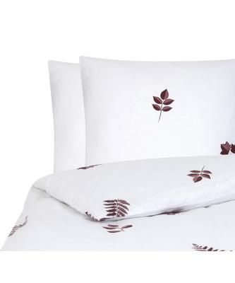 Flanelová posteľná bielizeň so zimným listovým vzorom Fraser