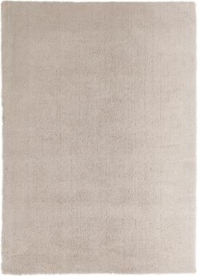 Flauschiger Hochflor-Teppich Leighton in Beige
