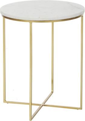 Ronde marmeren bijzettafel Alys