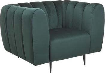 Sillón de terciopelo Shel