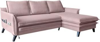 Sofá cama rinconero Charming Charlie, con espacio de almacenamiento