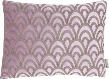 Coussin en velours brodé Trole